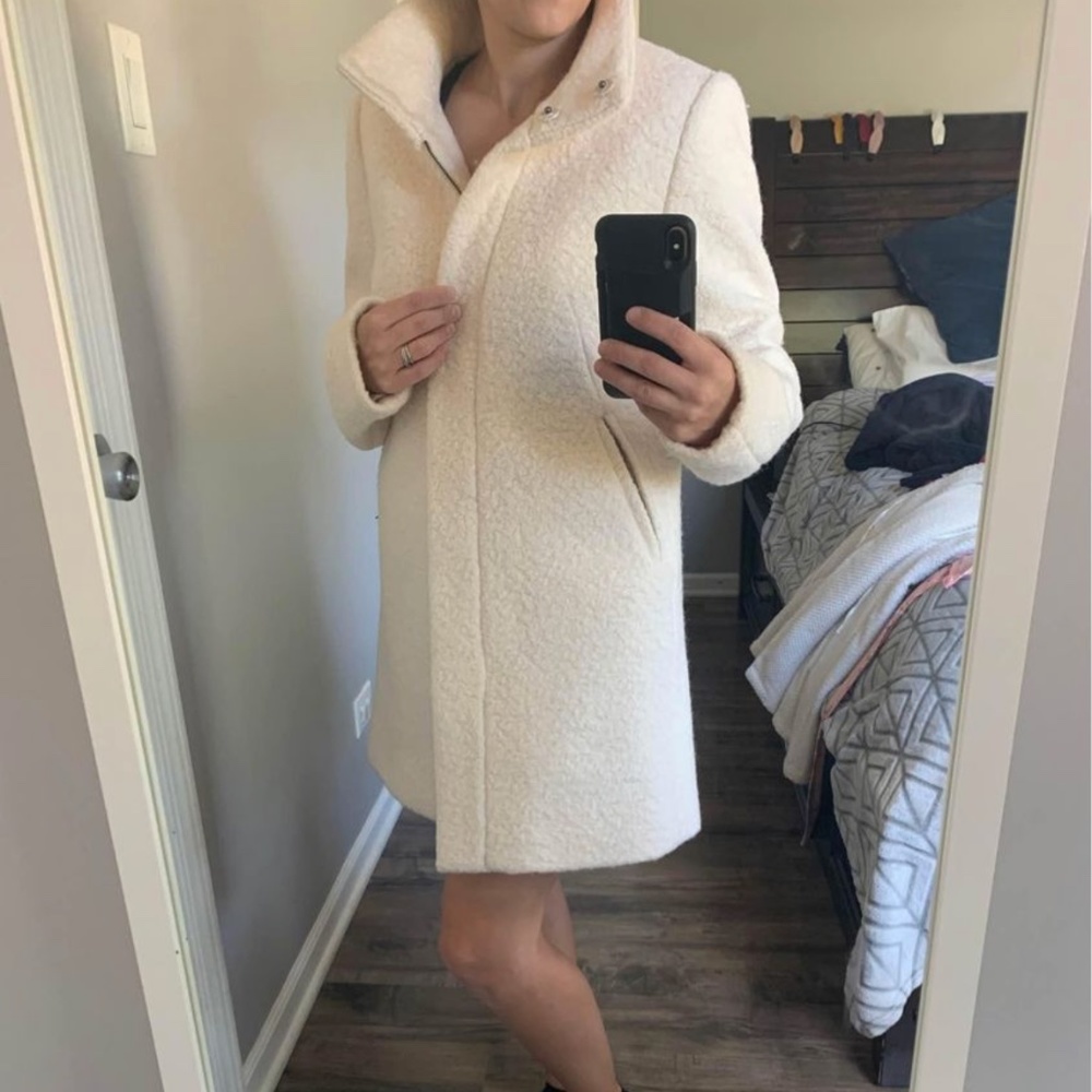 Loft Cream Wool Coat